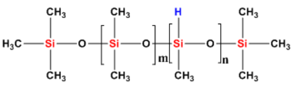 Aceite de silicona con bajo contenido de hidrógeno