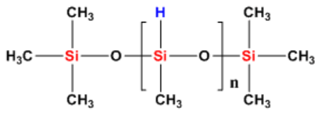 Aceite de silicona con alto contenido de hidrógeno